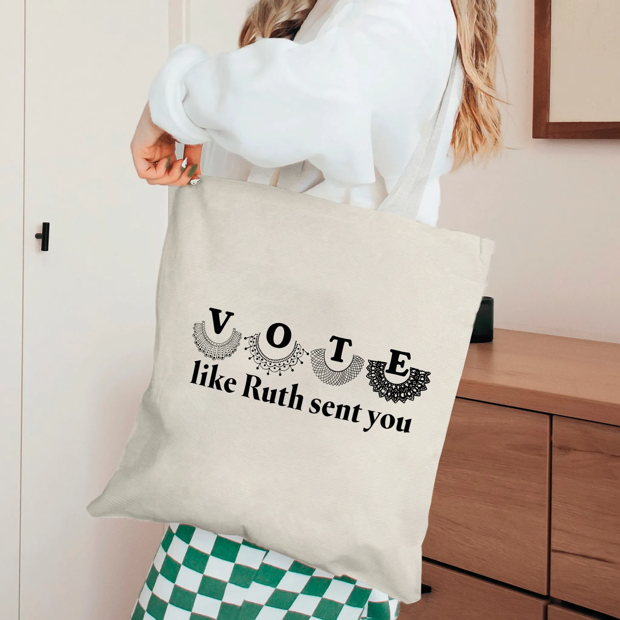 Vote Like Ruth Sent You Tote Bag TBW399