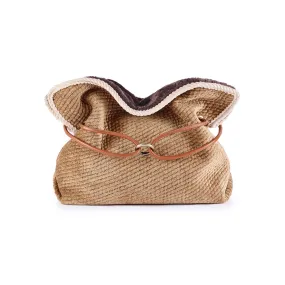 Wien Stone Eco-Chic Faux Fur Bucket Bag