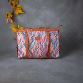 XL laptop Totes Multi Colour With Zig Zag Design