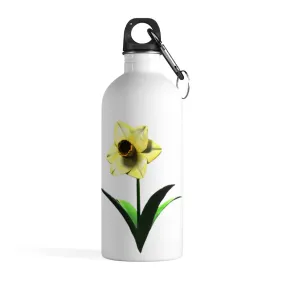 Yellow Flower Stainless Steel Water Bottle